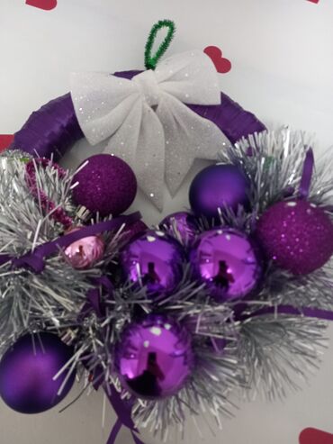 Praznična dekoracija: Venac, bоја - Šareno, Novo — 3