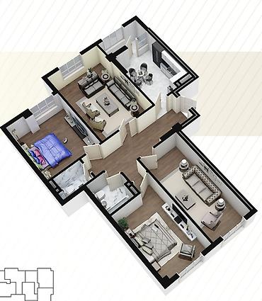 Продажа квартир: 4 комнаты, 96 м², Индивидуалка, 9 этаж — 2