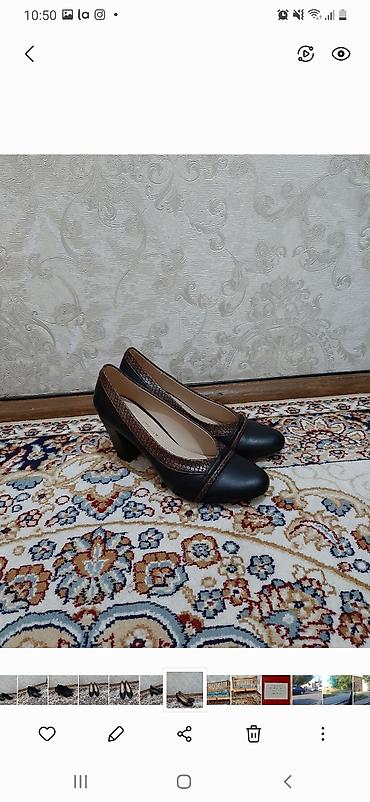кожа обувь: Туфли, 39, Leon, Новый, цвет - Черный, Самовывоз — 2