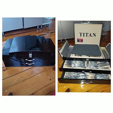 dem: “TITAN” markalı bahalı qaşıq-bıçaq dəsti - Tam komplekt süfrə dəsti — 1