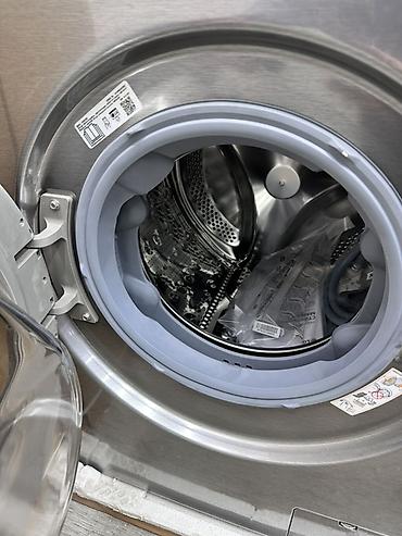 Бытовая техника: Стиральная машина LG с фронтальной загрузкой, нержавеющая сталь - — 2
