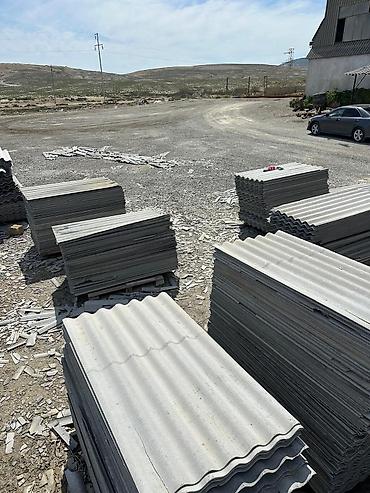 beton panel satisi: Dalğalı şifer dam örtüyü - Material: sement əsaslı dalğalı şifer — 1