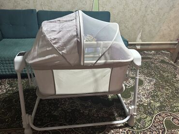 купить аквариум для рыбок недорого: Детская колыбель-люлька на раме с качалкой и москитной сеткой