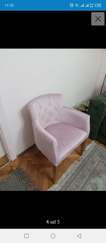 fotelje za lezanje: Tkanina, Novo