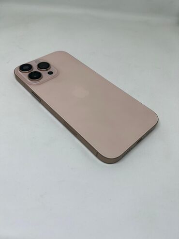 купить золотой номер: IPhone 16 Pro Max, Б/у, 1 ТБ, Золотой, Защитное стекло, 100 %