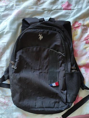mekteb çanta: U.S. Polo Assn. bel çantası/rusak - Rəng: qara - Material: yüngül və — 1