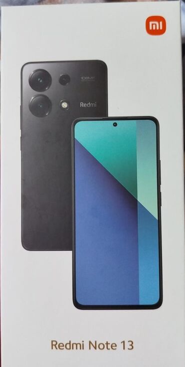 Xiaomi: Xiaomi Redmi Note 13, 128 GB, rəng - Qara, 
 Zəmanət, Barmaq izi, İki sim kartlı