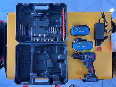 Bosch akkumulyatorlu zərbəli matkap/şurup yığma seti Xüsusiyyətlər: -