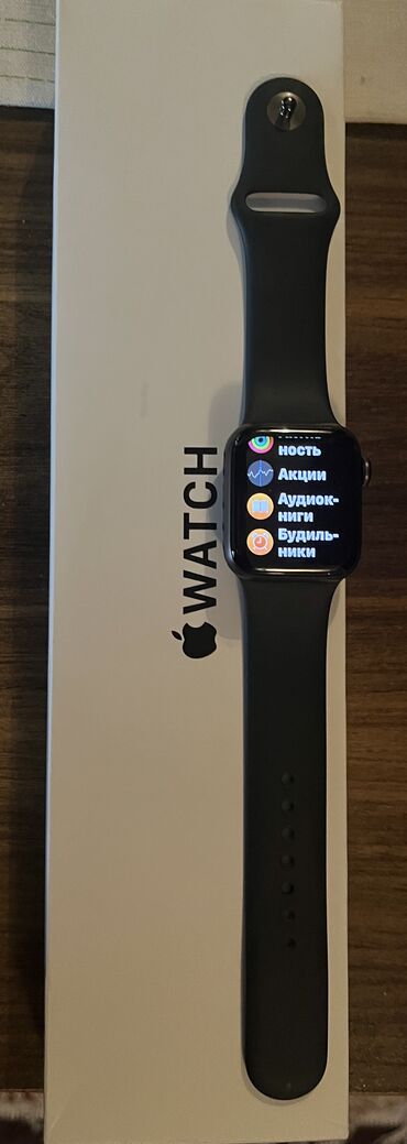 apple watch 5 baku: İşlənmiş, Smart saat, Apple, Sensor ekran, rəng - Qara