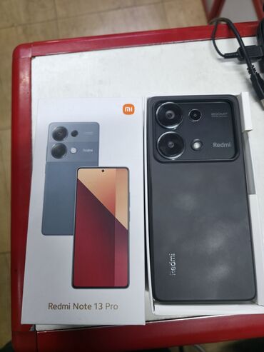 чехол редми 4: Redmi, Redmi Note 13 Pro, Колдонулган, 256 ГБ, түсү - Кара, 2 SIM