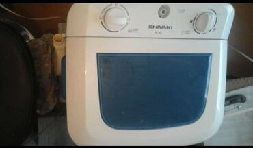 стиральня машина: Стиральная машина Shivaki, 8 кг, Б/у, Полуавтоматическая, Без сушки, Нет кредита, Самовывоз