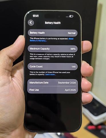 IPhone 16 Pro, 256 GB, Gümüşü, Hissə-hissə ödəniş lalafo.az -da IPhone 16 Pro, 256 GB, Gümüşü, Hissə-hissə ödəniş