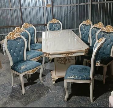 Masa və oturacaq dəstləri: Qonaq otağı üçün, Yeni, Açılan, Dördbucaq masa, 6 stul -da lalafo.az — 10 Masa və oturacaq dəstləri: Qonaq otağı üçün, Yeni, Açılan, Dördbucaq masa, 6 stul — 10