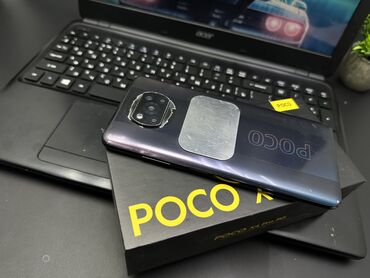 Poco: Poco X3 Pro, Б/у, 128 ГБ, цвет - Синий, 2 SIM