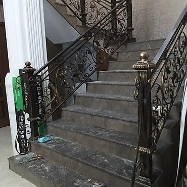 Изготовление перил: Изготовление перил Материал: Кованное железо, Наружные, Бесплатный замер — 59