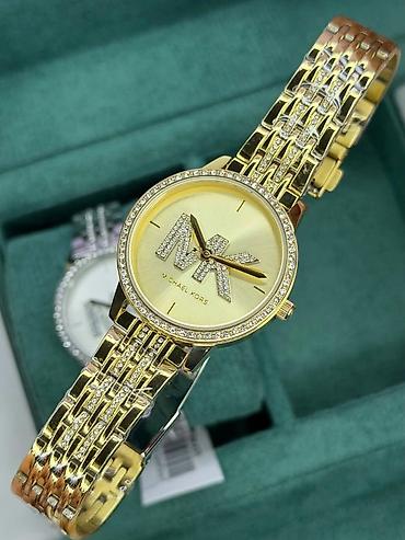das sekilleri: Yeni, Qol saatı, Michael Kors, rəng - Qızılı — 3