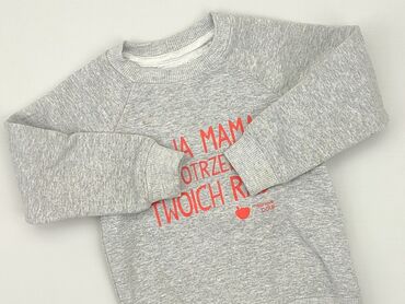 koszula z kapturem chłopięca: Sweatshirt, 1.5-2 years, 86-92 cm, condition - Good