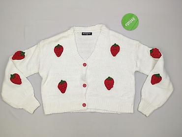 sweter truskawki: Kardigan damski, rozmiar L — 2