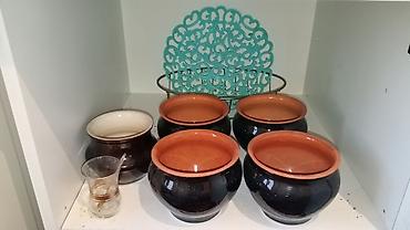 ceramic: 1) Набор из 4 керамических горшочков для запекания. 2) Плюс 1 — 2