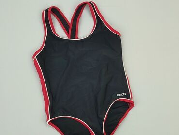 strój kąpielowy dwuczęściowy wysoki stan: One-piece swimsuit, 14 years, 158-164 cm, condition - Very good