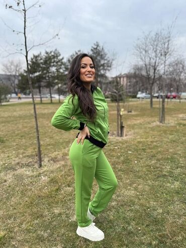 Gornji i donji deo: Nove pamučne komplet trenerke dostupne M do 6XL-sa ranflom ili bez — 4