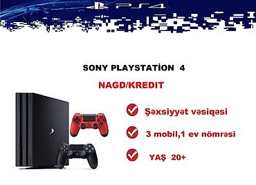 sony dvd: Sony PlayStation 4 – nağd və ya kreditlə Xüsusiyyətlər: - PS4 konsolu — 1