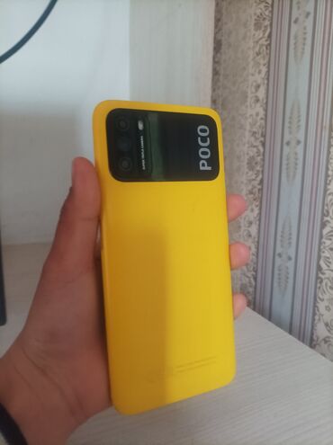 Poco M3, Б/у, 64 ГБ, цвет - Желтый, 1 SIM