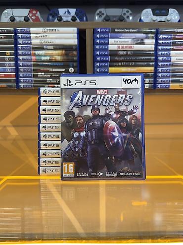 video dvd: Marvel Avengers-PS5 diski Oyun diski tam işlək vəziyyətdədir, heç bir — 1