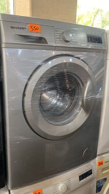 kofe maşın: Paltaryuyan maşın Sharp, 6 kq, Avtomat, Qurutmasız, Kredit yoxdur