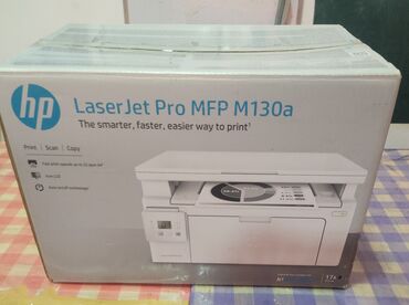 Принтеры: HP LaserJet Pro MFP M130a satılır. 1 həftə işlənib kartici doldurulub