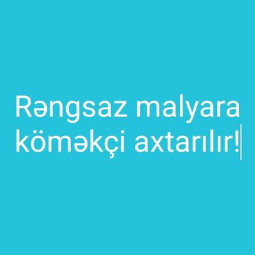 homm bitkisel maaş cədvəli: Rəngsaz malyara köməkçi axtarılır yaş 17-38 maaş bacarığına baxır