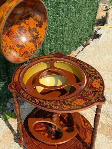 RS - Antique Drinks Carts: Stilski globus bar / kolica za piće - ODLIČNO STANJE U odličnom — 9