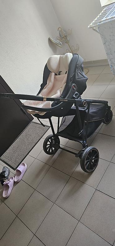 2 в 1: Детская коляска 2-в-1 IING BABY (шасси + автолюлька/переноска и — 2