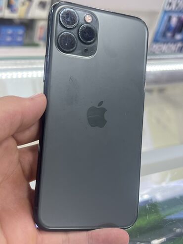 купит айфон 11 про: IPhone 11 Pro, Колдонулган, 64 ГБ, Matte Space Gray, Каптама
