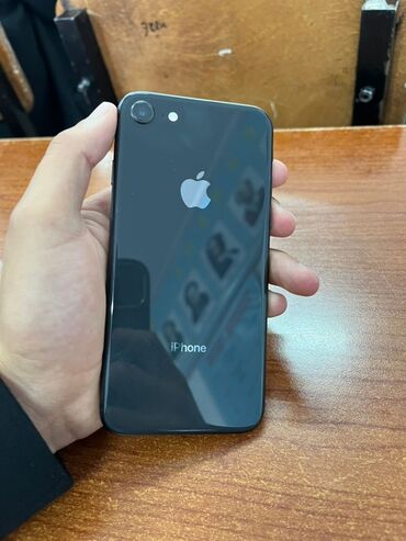 белый пк: IPhone 8, Жаңы, 256 ГБ, Space Gray, 100 %
