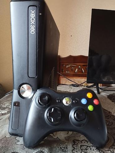 Xbox 360 & Xbox: Xbox 360 Slim oyun konsolu seti 8 ədəd oyun var Gta 5 assassin S — 3