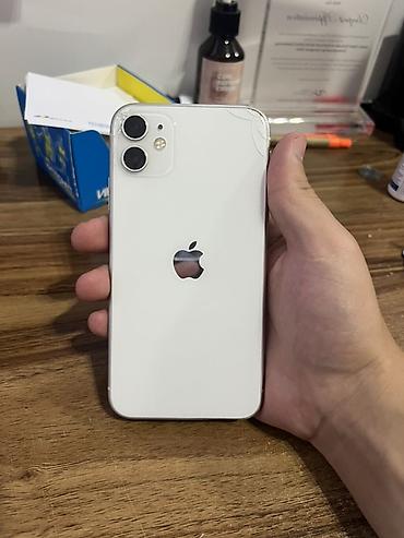 продам рацию: IPhone 11, Б/у, 128 ГБ, Белый, 100 % — 2