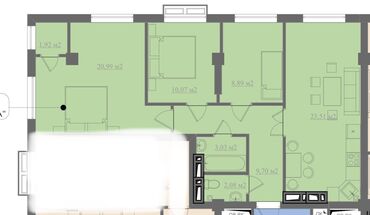 финский дом: 4 комнаты, 80 м², Элитка, 4 этаж, ПСО (под самоотделку)