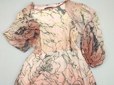 szara sukienki na wesele rozkloszowana: Dress, M (EU 38), condition - Good