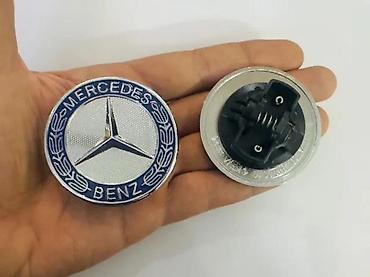 obe: Mercedes znak za haubu 57mm - metalni. Mercedes znak za haubu umesto — 6