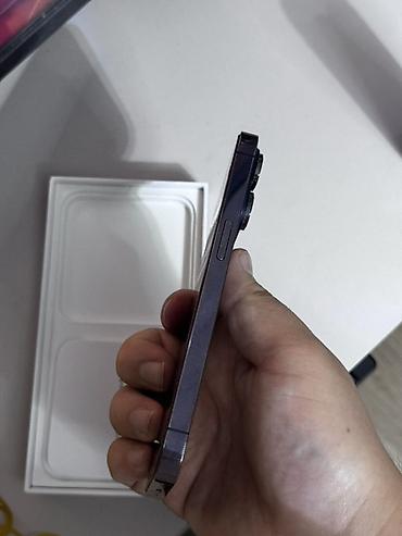 Apple iPhone: IPhone 14 Pro, Б/у, 256 ГБ, Deep Purple, Коробка, 79 % — 7