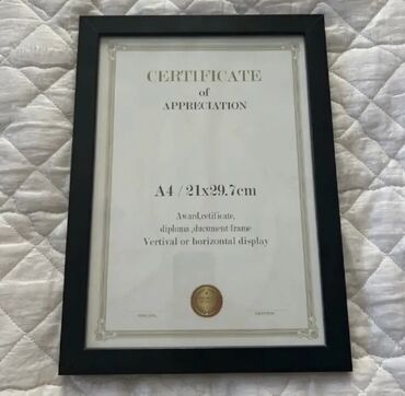 Şəkil və rəsmlər üçün çərçivələr: Çərçivə А4 (21 x 29.7 sm) — 3