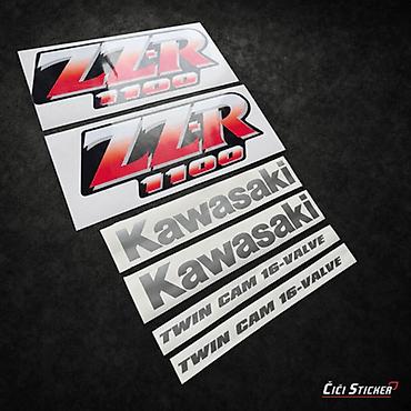 ugg guma: Kawasaki ZZR 1100 Komplet Nalepnica - 2829 Komplet nalepnica za — 3