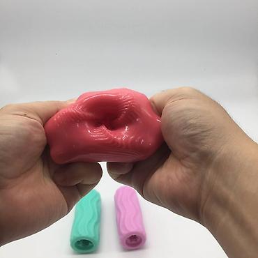 Товары для взрослых: Двусторонний мужской мастурбатор, 3 вида рельефа "YOUCUPS" Изготовлен — 10