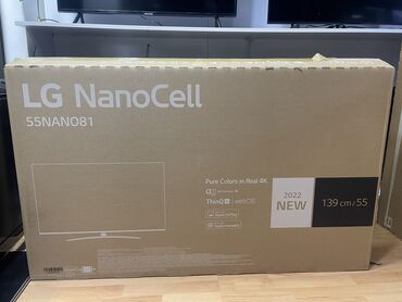 lg smart tv: LG 140ekran NanoceLL real 4K 2022 model 1il resmi zemanet verilir