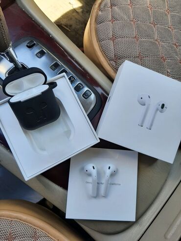syllable наушники в Кыргызстан: AirPods 2/1 оригинал %Работает отлично зарядка держит 3-5