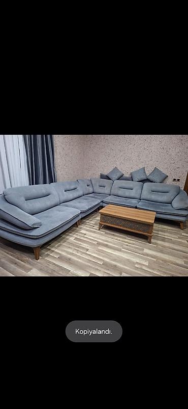 ofis ucun divan: Uqlavoy divan yaxşı veziyyetde Tecili satilir jurnalni masayla — 1