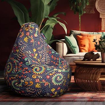 buzz cacak patike: Lazy Bag – šareni boho ljubičasti cvetni dezen (Šifra: 080-270) — 1