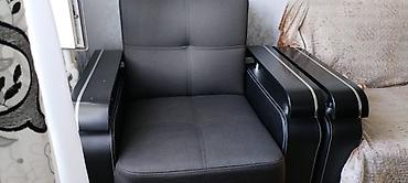 işlenmiş divan: Qonaq otağı üçün yumşaq mebel dəsti bir divan iki kreslo idiyal — 2
