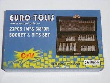 Setovi ručnog alata: Set bitova i nasadnih ključeva u koferu – Torx, imbus i Ribe (E) — 10